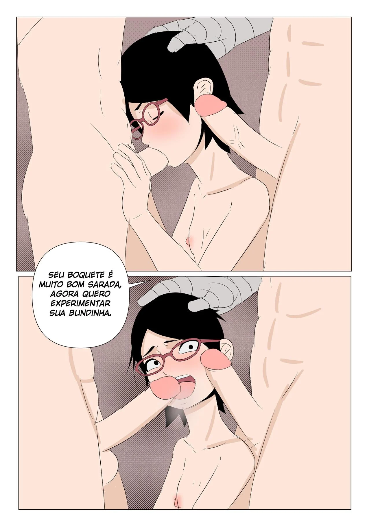 Sarada Seduzindo para Ativar Seu Sharingan - Hentai Explícito de Naruto
