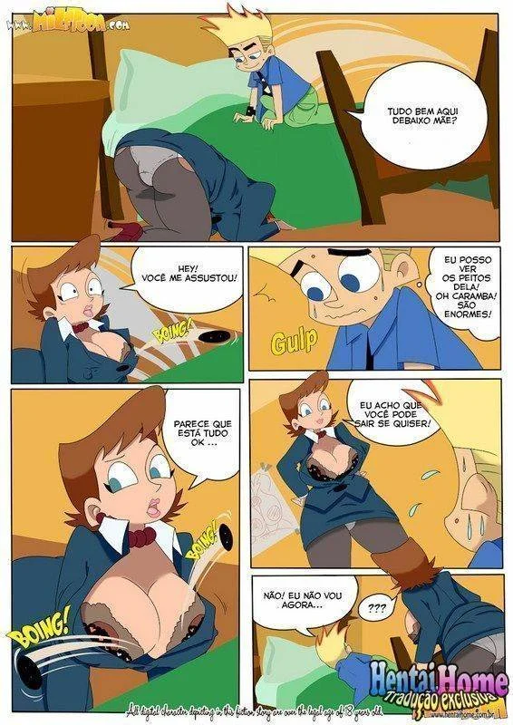 Johnny Transando com uma Milf Robô Safada - HQ Erótica Explícita