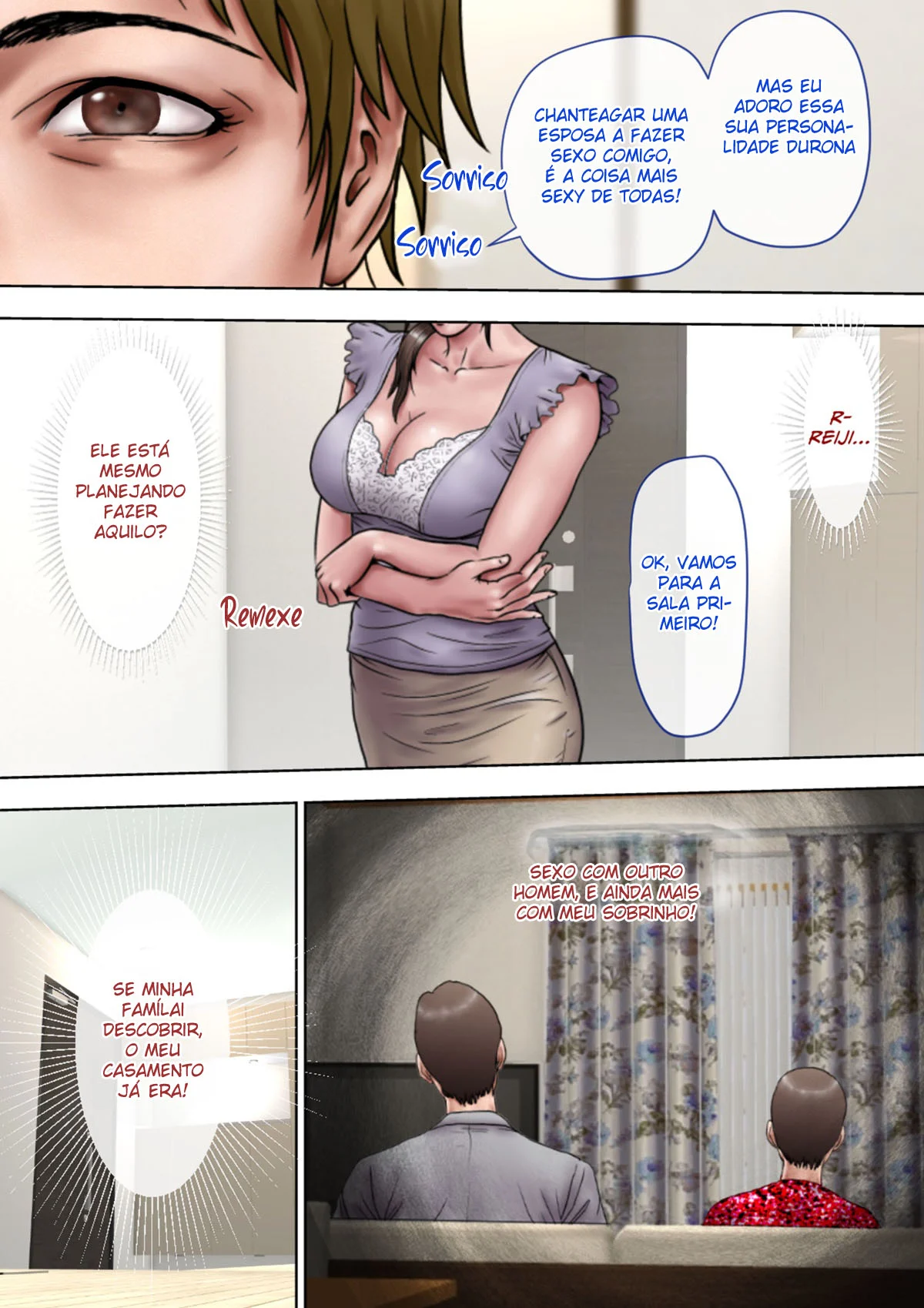 Safadeza Explícita: Transando Com a Tia Gostosa em HQ Proibida