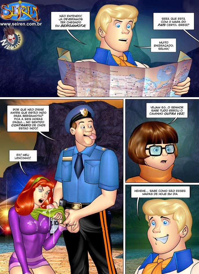 Scooby Doo: A Surra de Piroca do Fantasma Tarado - Quadrinhos Pornôs Explícitos