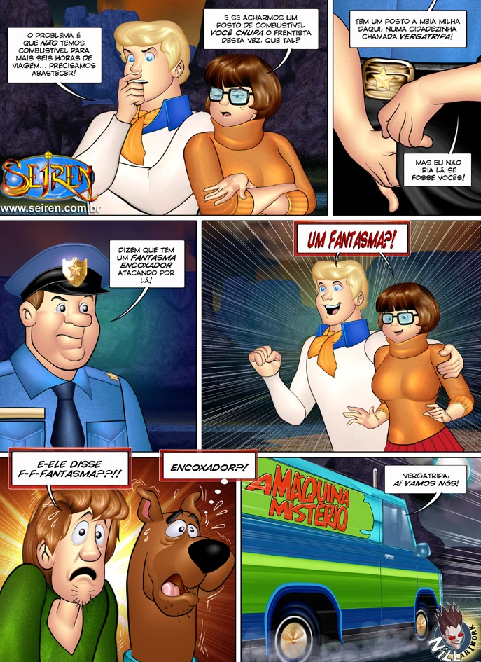 Scooby Doo: A Surra de Piroca do Fantasma Tarado - Quadrinhos Pornôs Explícitos