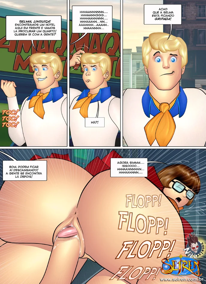 Scooby Doo: A Surra de Piroca do Fantasma Tarado - Quadrinhos Pornôs Explícitos