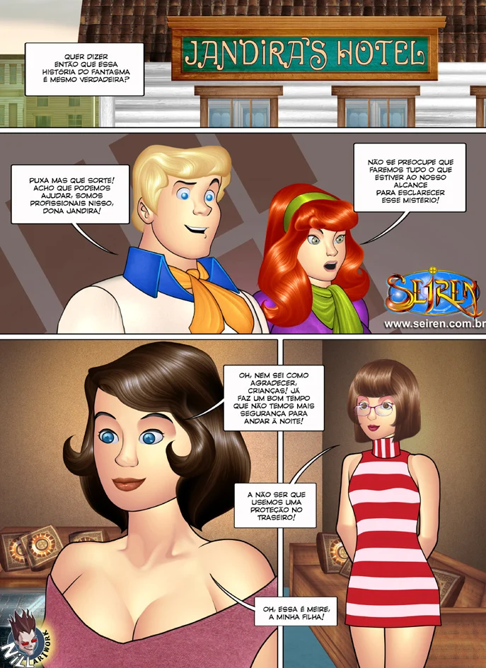 Scooby Doo: A Surra de Piroca do Fantasma Tarado - Quadrinhos Pornôs Explícitos