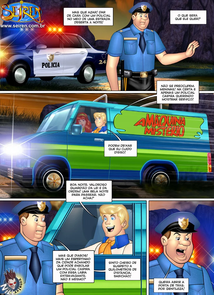 Scooby Doo: A Surra de Piroca do Fantasma Tarado - Quadrinhos Pornôs Explícitos