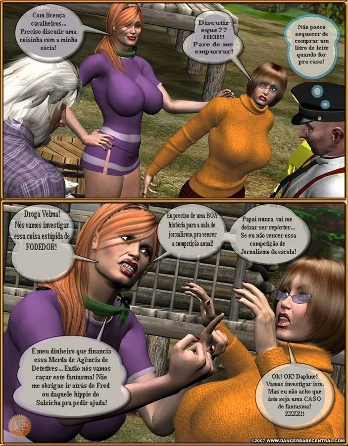 Scooby-Doo: A Suruba Fantasma - Sexo Explícito em HQ 3D