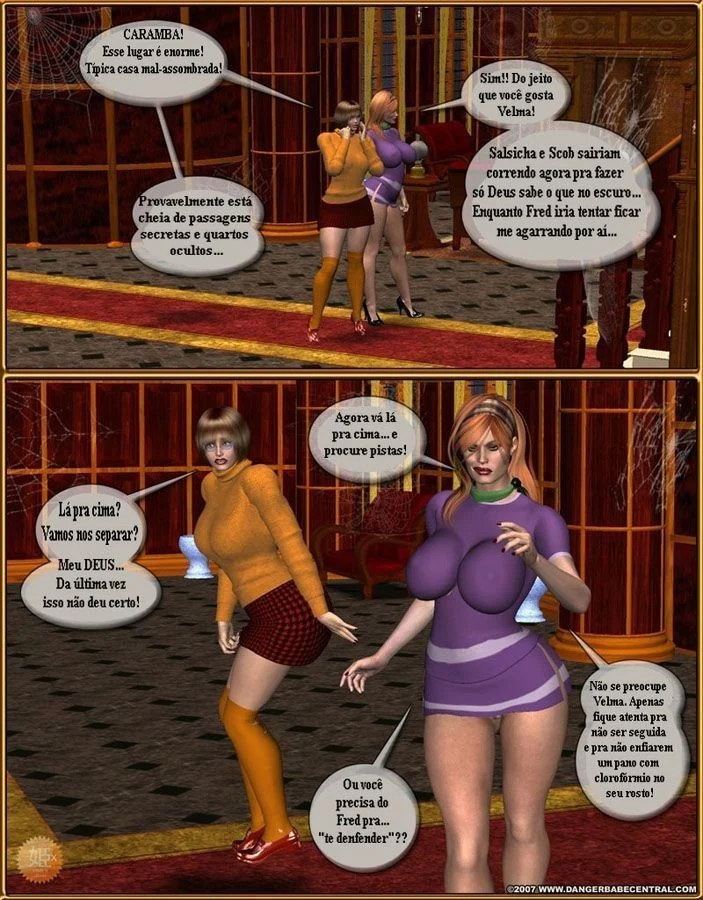 Scooby-Doo: A Suruba Fantasma - Sexo Explícito em HQ 3D