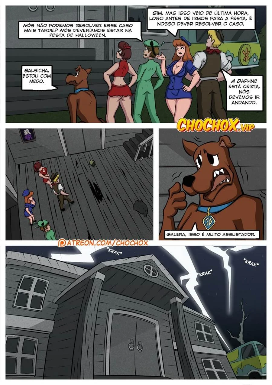 Scooby-Doo Transando no Halloween - HQ Erótica Explícita