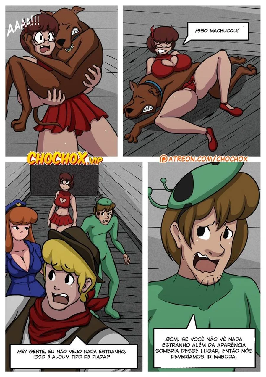 Scooby-Doo Transando no Halloween - HQ Erótica Explícita