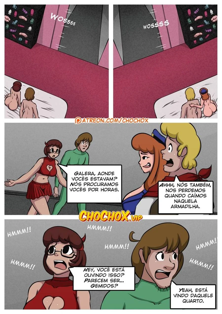 Scooby-Doo Transando no Halloween - HQ Erótica Explícita