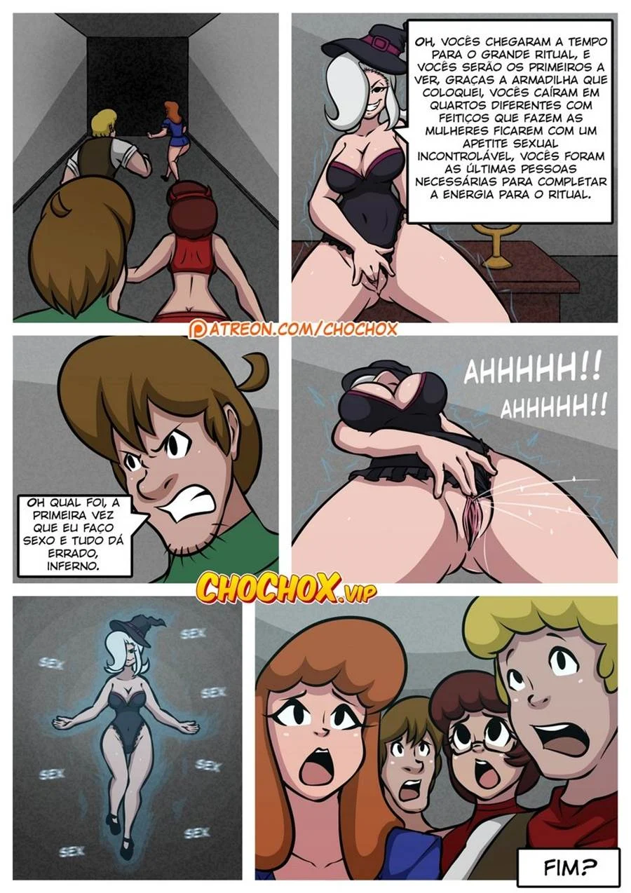Scooby-Doo Transando no Halloween - HQ Erótica Explícita