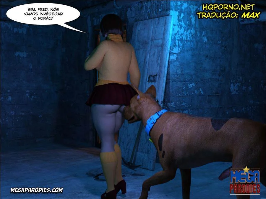 Quadrinhos Eróticos: Scooby Doo e Velma em Transas Quentes em 3D