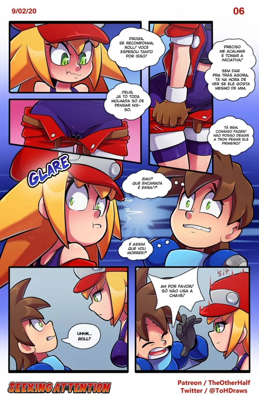 Aventure-se nos Quadrinhos Eróticos de Mega Man: Exploração Carnal Explícita