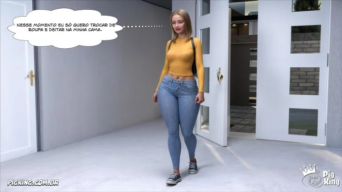Sexo Explícito Selina: Foda Brutal em HQ 3D - PigKing Domina a Gostosa