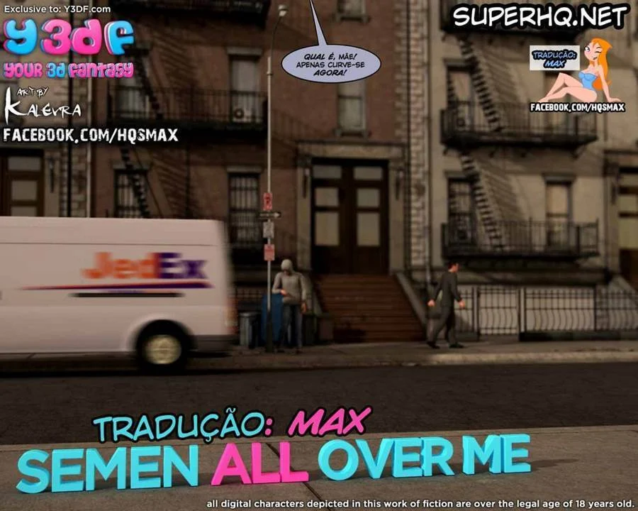 Explosão de Esperma em 3D: Quadrinhos Ardentes de Porno Hardcore