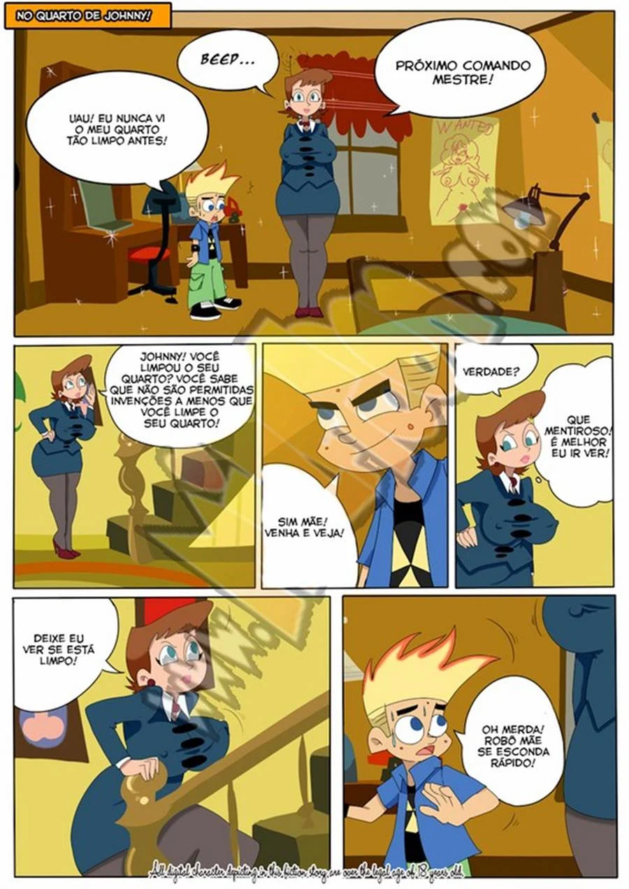 Filhos Safados Esculachando a Mãe Gostosa em Quadrinhos de Tarado