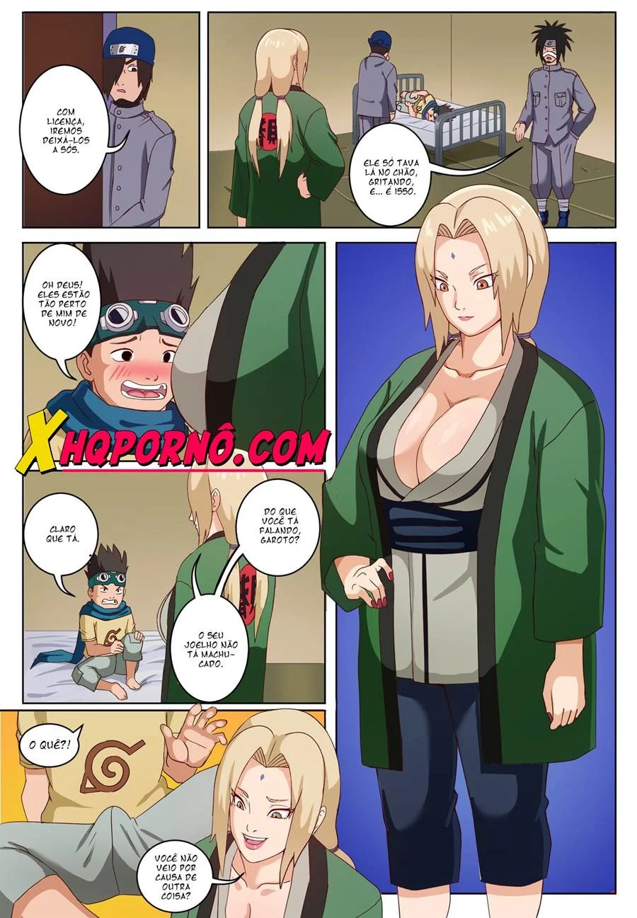 Tsunade domina Konohamaru com suas técnicas ninjas de prazer explícito — HQ Tsunade domina Konohamaru com suas técnicas ninjas de prazer explícito — HQ