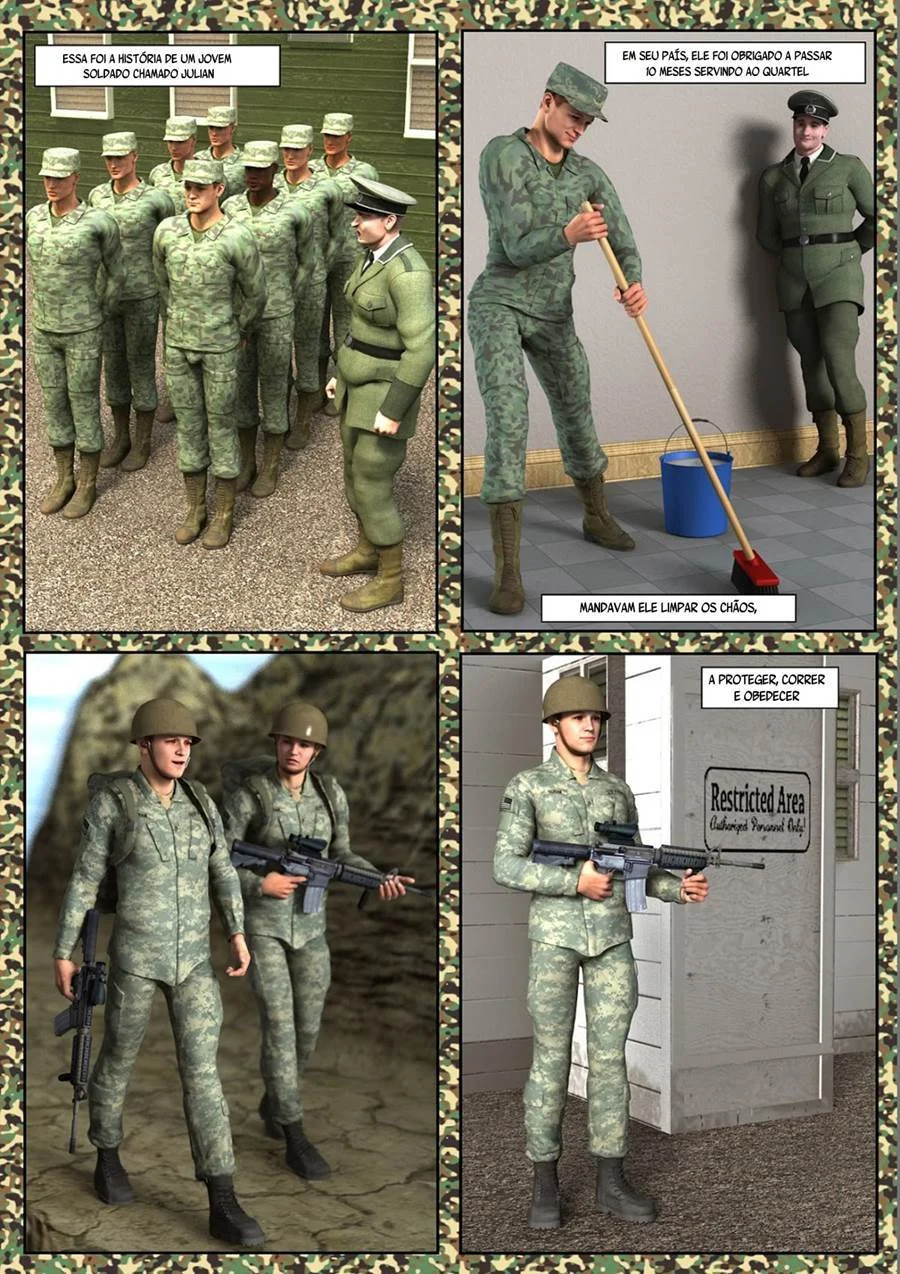 Exército gay: Drill pesado na tropa! Quadrinhos eróticos explícitos. Exército gay: Drill pesado na tropa! Quadrinhos eróticos explícitos.