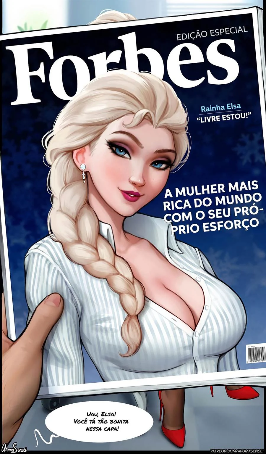 Foda Selvagem com a Rainha Elsa: Hentai Explícito em Quadrinhos