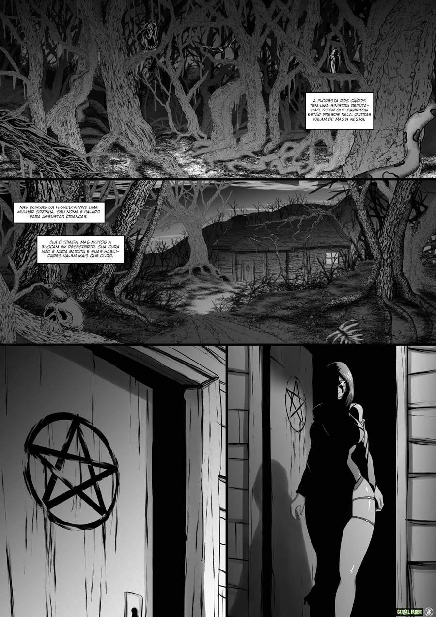 Aventuras Proibidas com Demônios Succubi em HQ Erótica Explícita