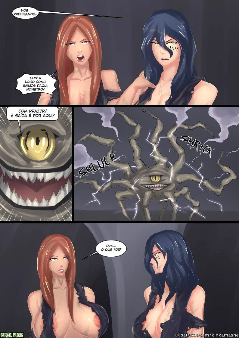 Aventuras Proibidas com Demônios Succubi em HQ Erótica Explícita