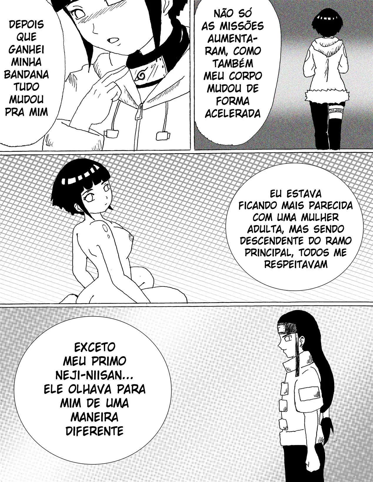 Hentai Explícito: Hyugas Em Orgia Selvagem no Mundo Ninja