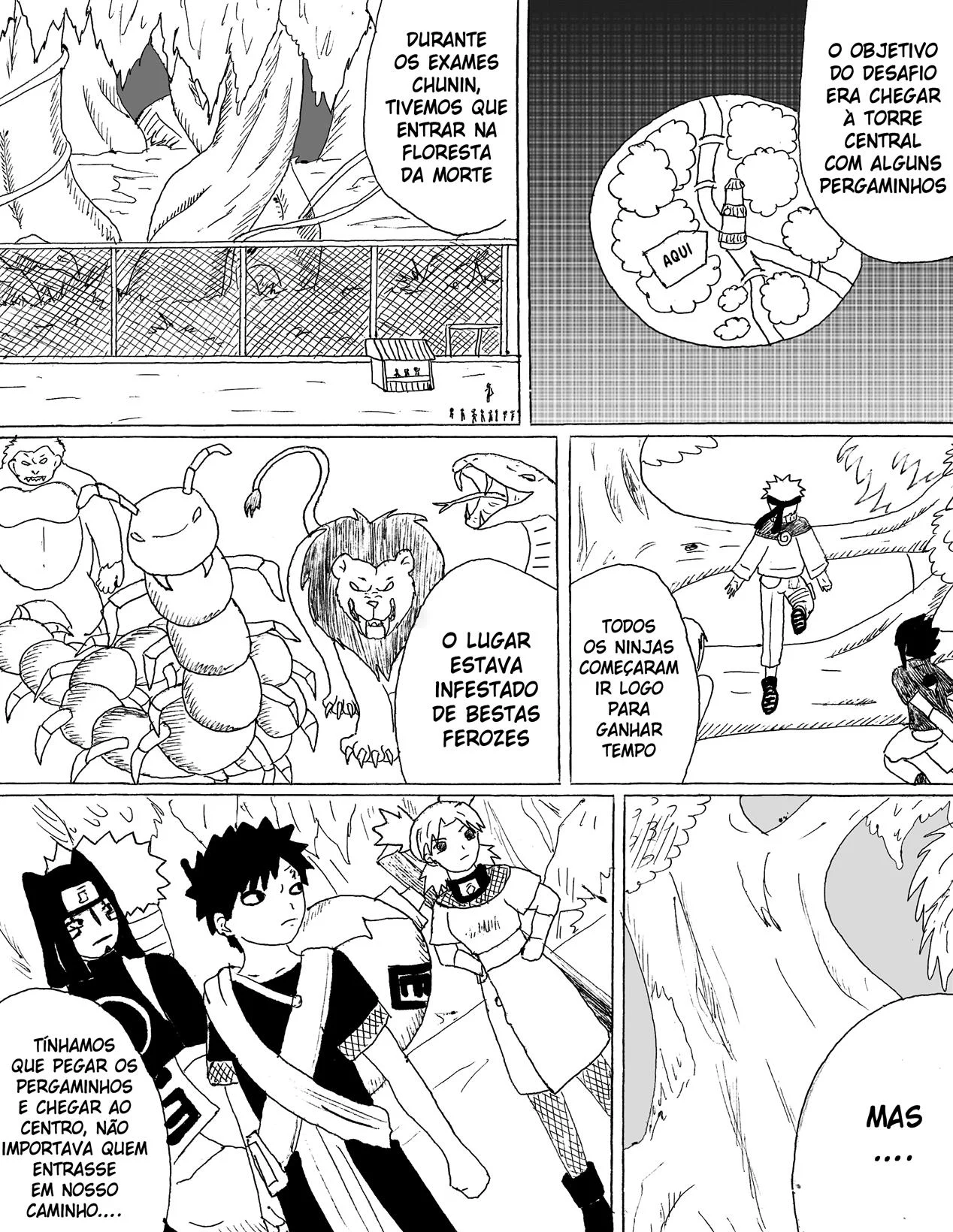 Hentai Explícito: Hyugas Em Orgia Selvagem no Mundo Ninja