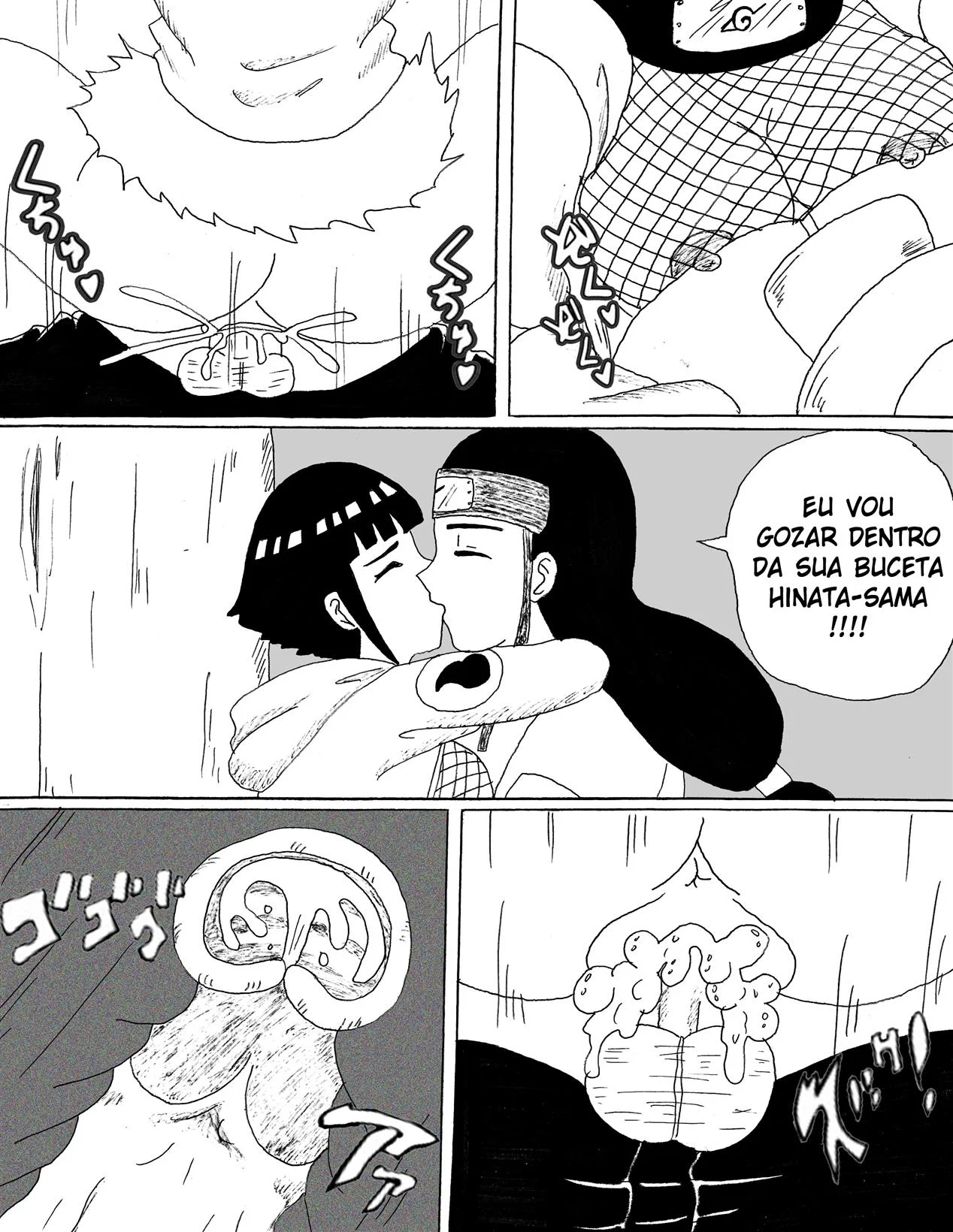 Hentai Explícito da Família Hyuga em Ato Proibido