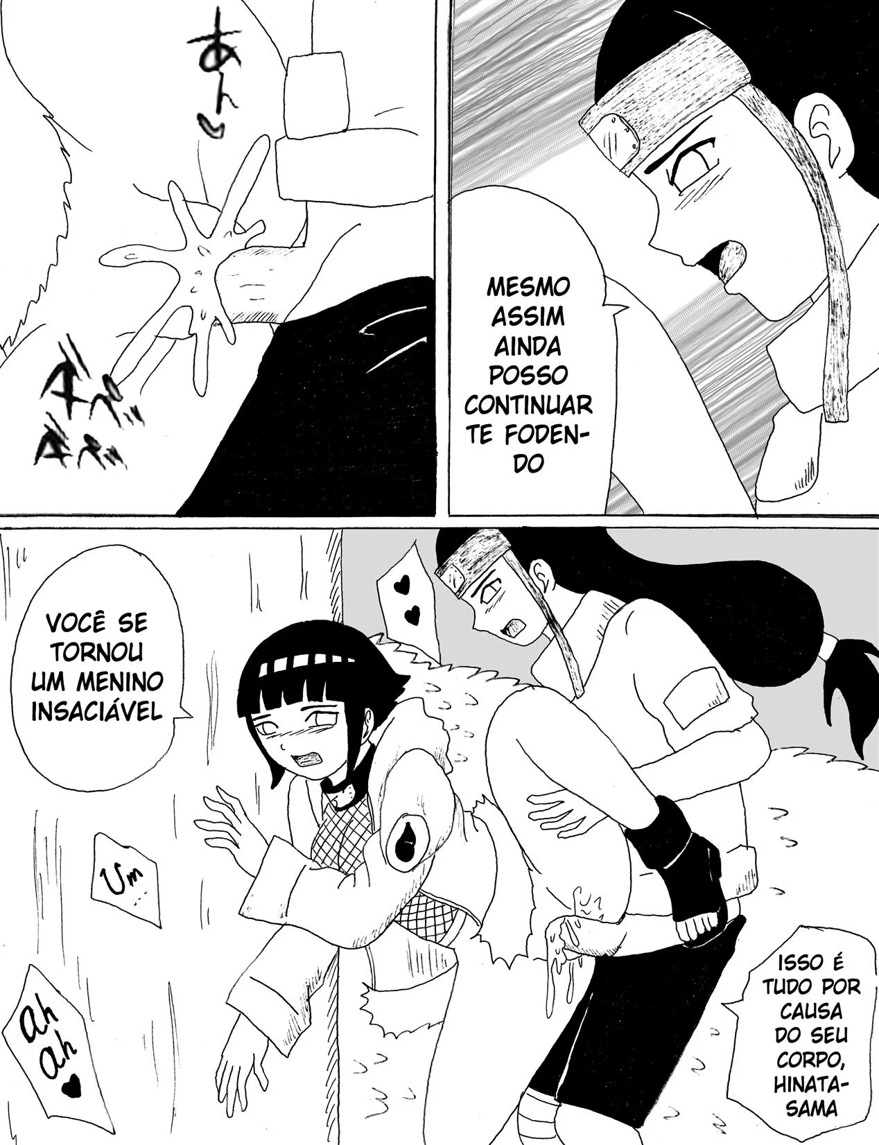 Hentai Explícito da Família Hyuga em Ato Proibido