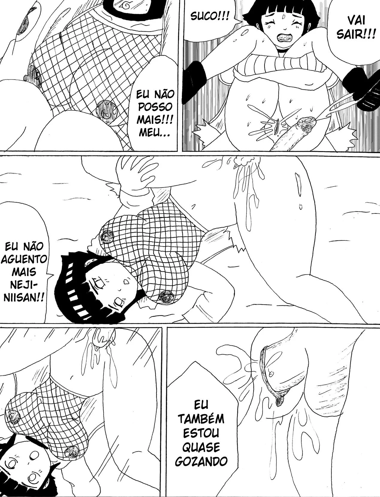 Hentai Explícito da Família Hyuga em Ato Proibido