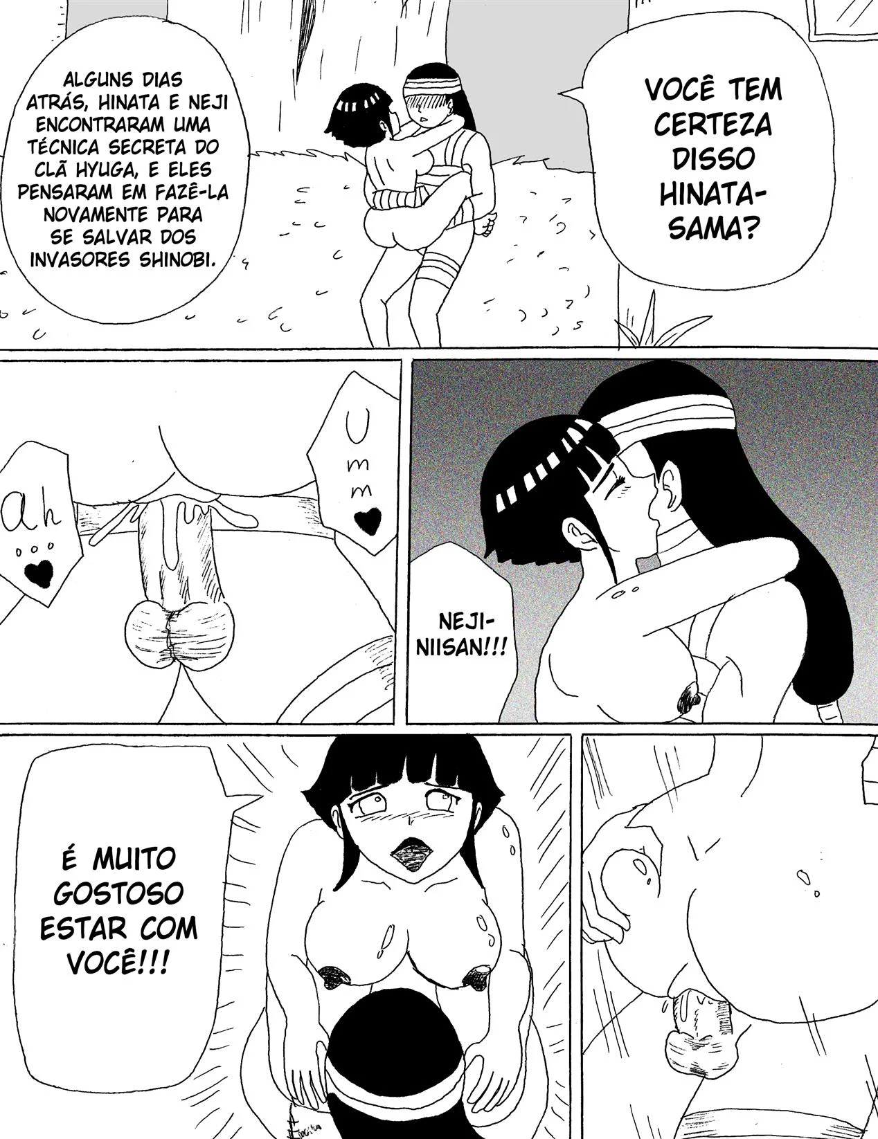 Hentai Explícito da Família Hyuga em Ato Proibido