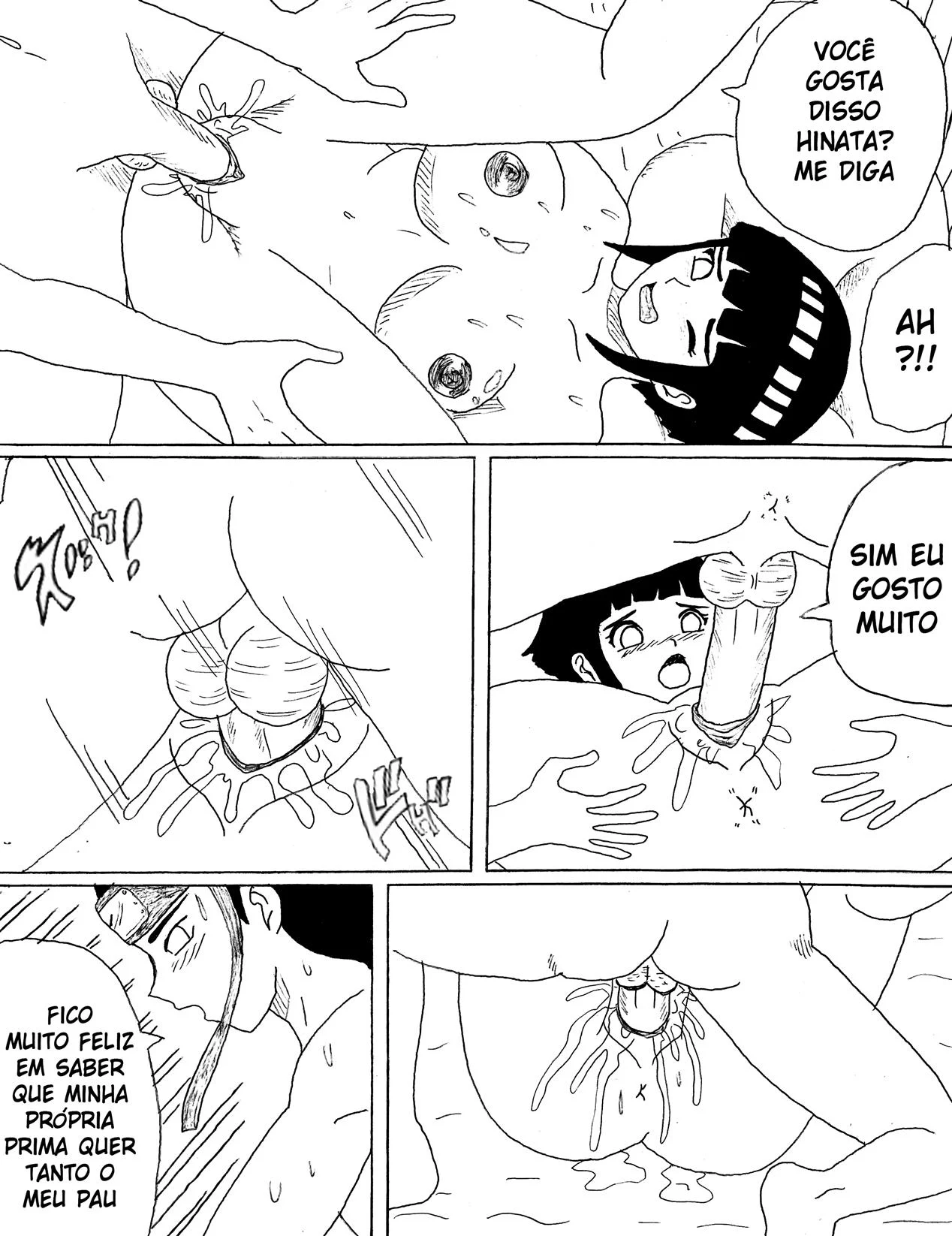Hentai Explícito da Família Hyuga em Ato Proibido
