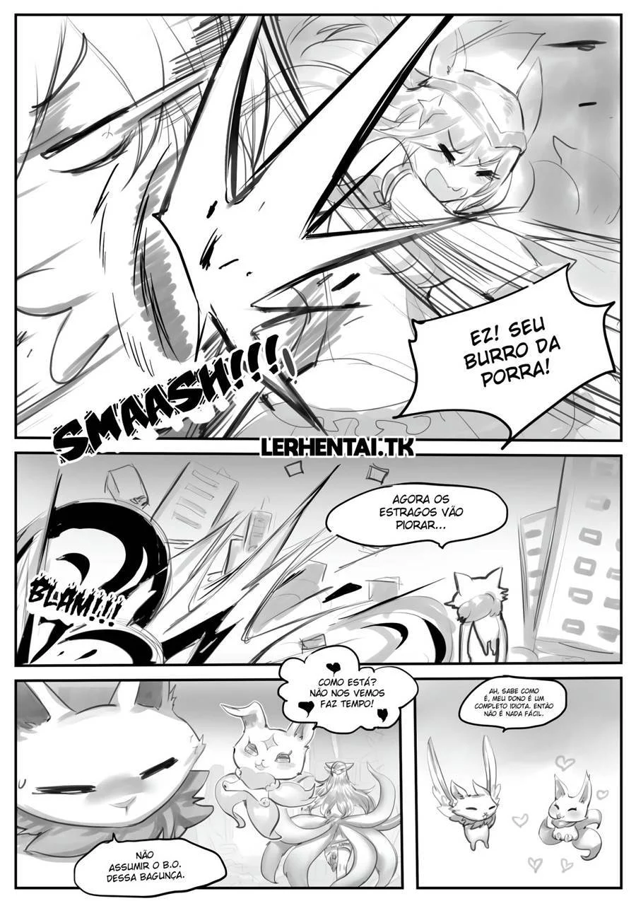 Aguardas Estelares: HQ Erótica Explícita em Cenas Quentes do Universo de League of Legends