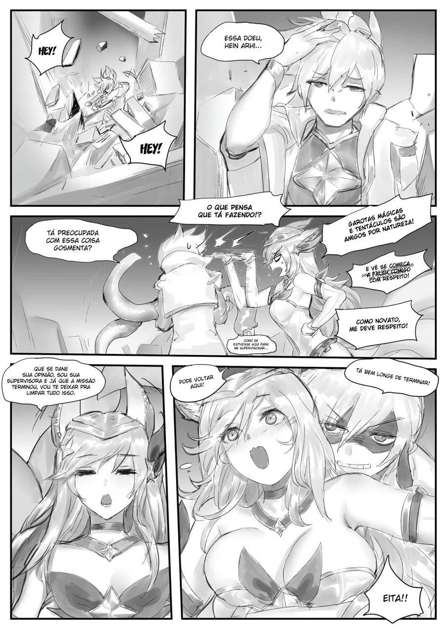 Aguardas Estelares: HQ Erótica Explícita em Cenas Quentes do Universo de League of Legends