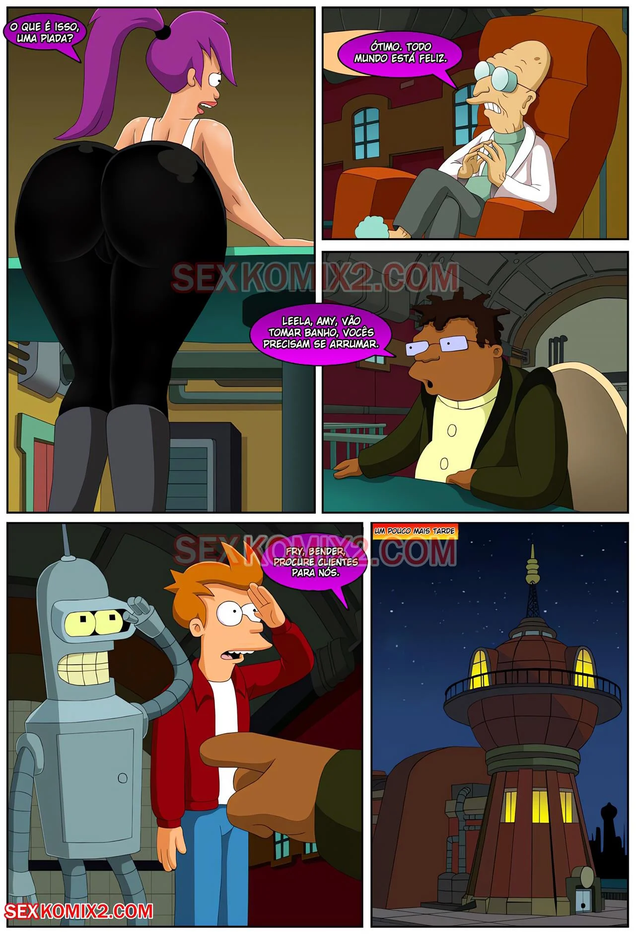 Sexo Alienígena nos Quadrinhos: As Mais Safadas Aventuras de Futurama
