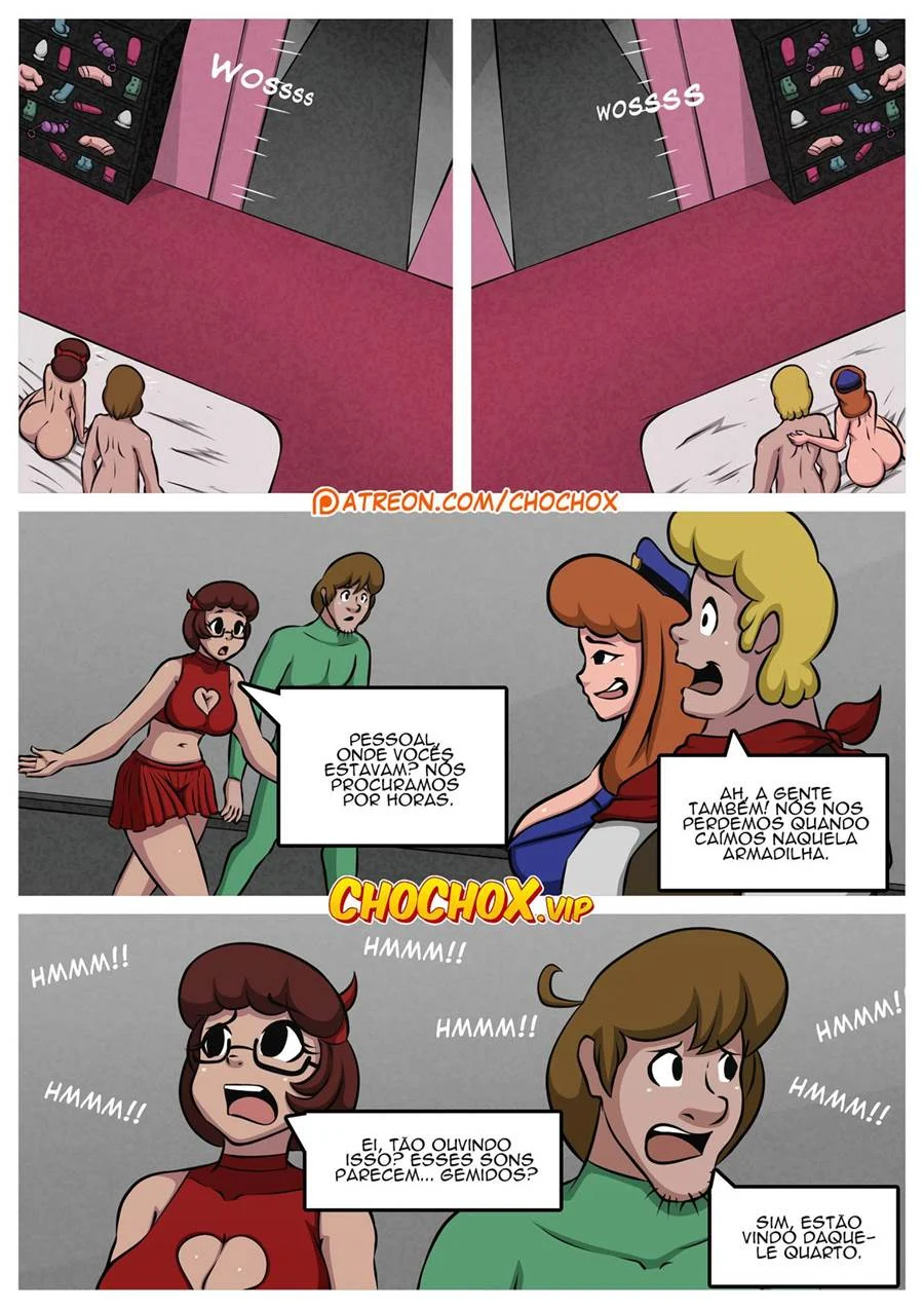 Quadrinhos Eróticos: Festa de Halloween com a Turma do Scooby-Doo