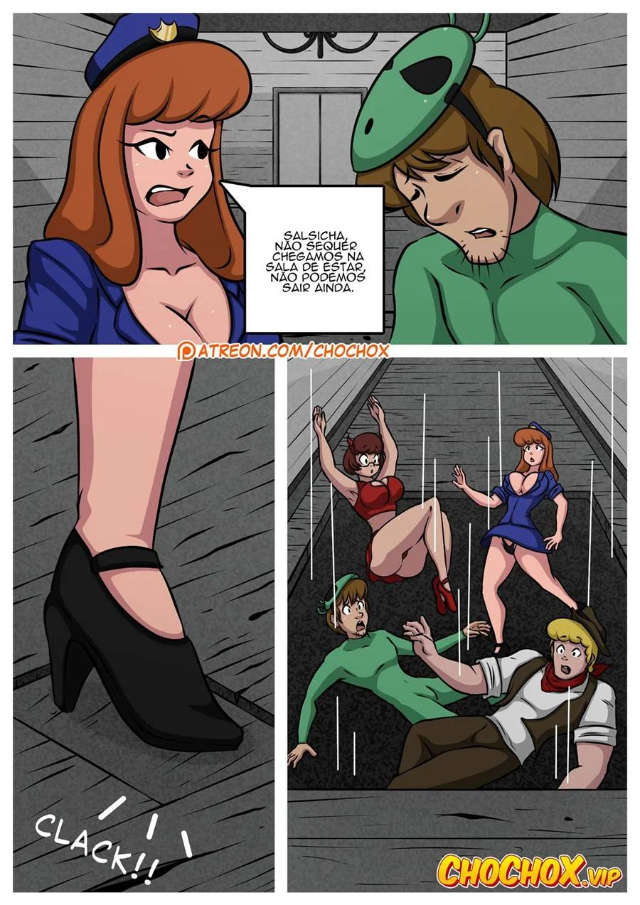 Quadrinhos Eróticos: Festa de Halloween com a Turma do Scooby-Doo