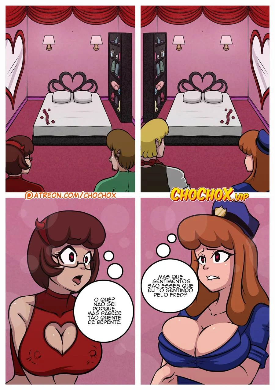 Quadrinhos Eróticos: Festa de Halloween com a Turma do Scooby-Doo