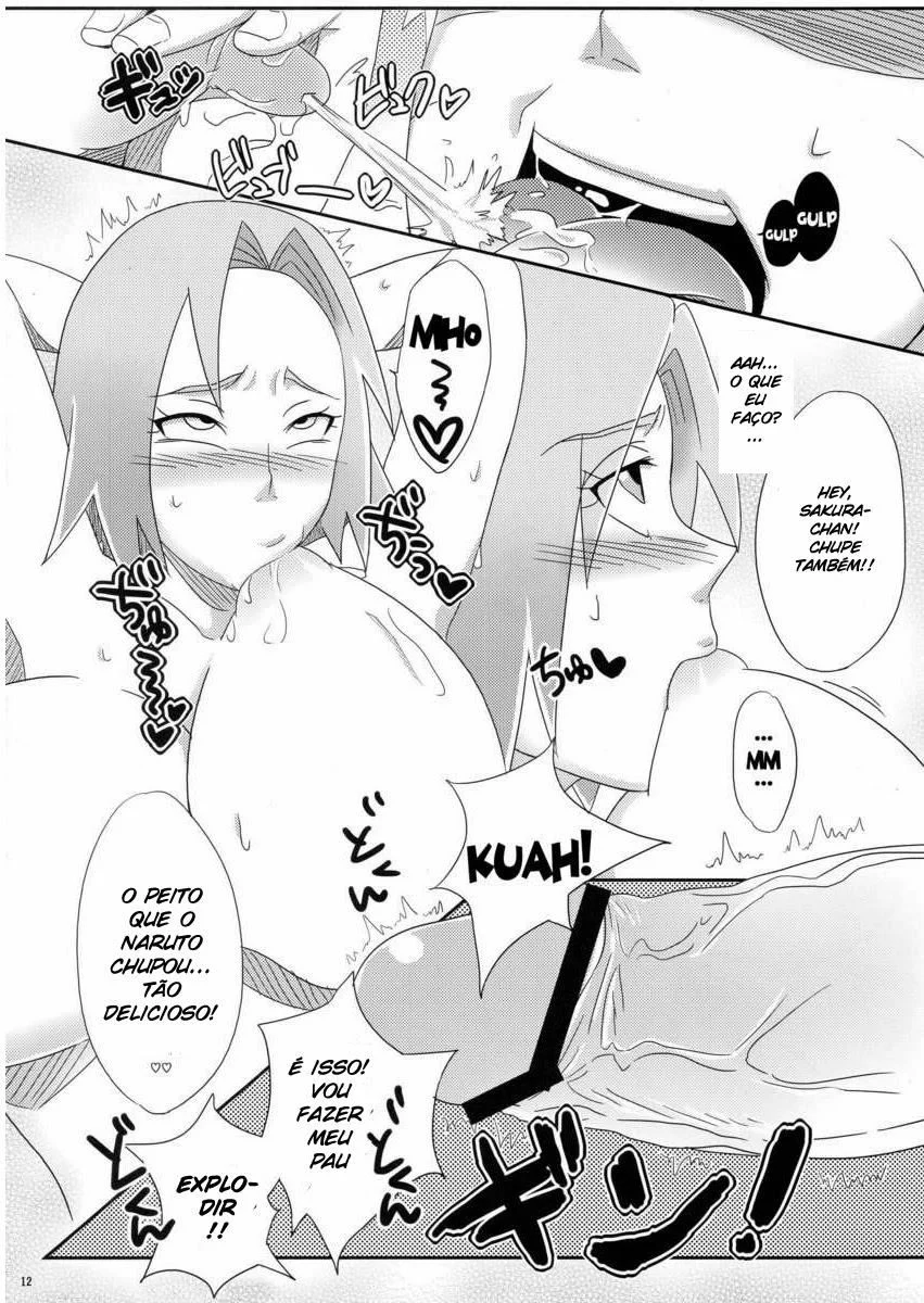 Naruto fode Sakura com vontade - Hentai explícito em HQ