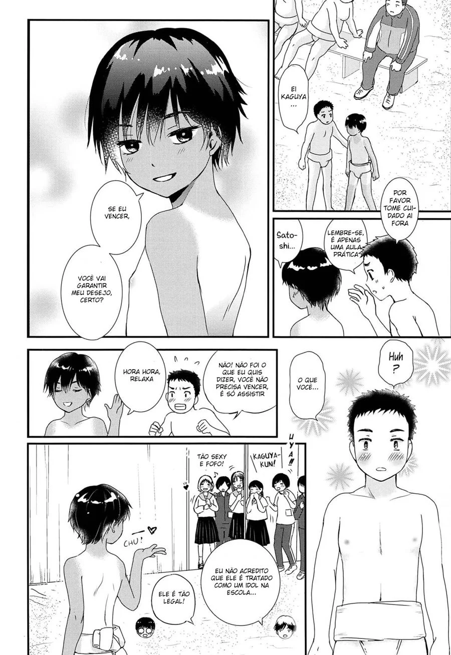 Machucando o Virei: Yaoi Explicitamente Quente entre Lutas de Sumô Sensuais