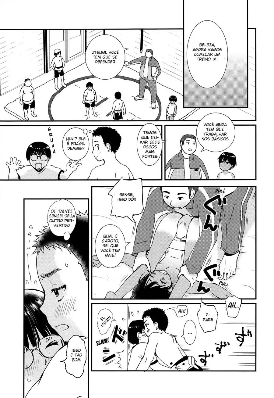 Machucando o Virei: Yaoi Explicitamente Quente entre Lutas de Sumô Sensuais