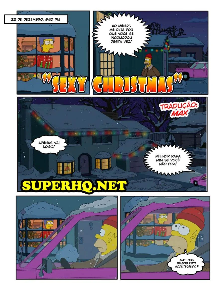 Sexo Explícito dos Simpsons: Natal Quente com Cenas Picantes em HQ