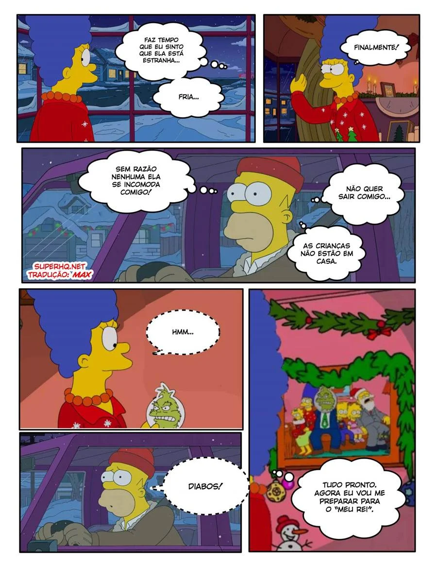 Sexo Explícito dos Simpsons: Natal Quente com Cenas Picantes em HQ