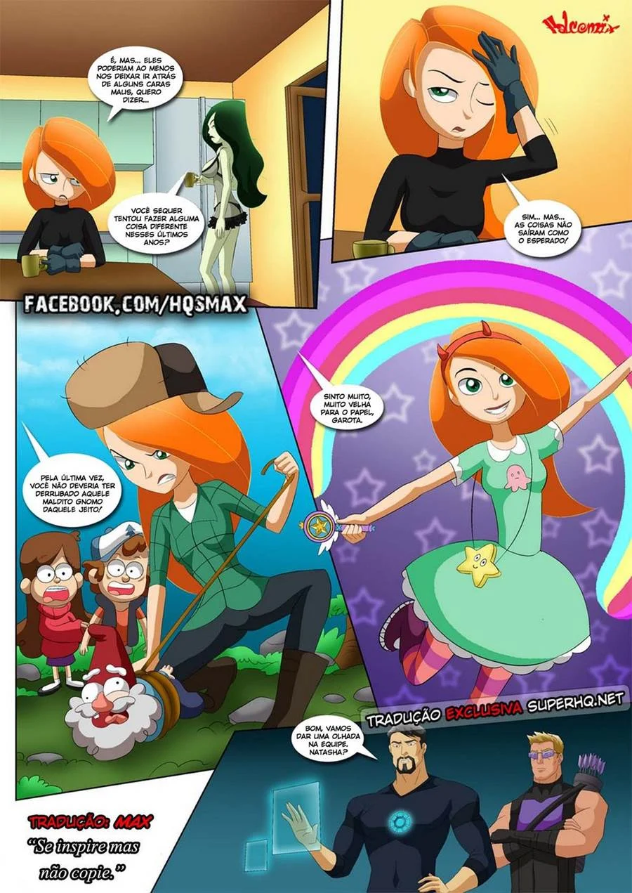 Escravo Sexual da Shego em HQ Pornô Explícito
