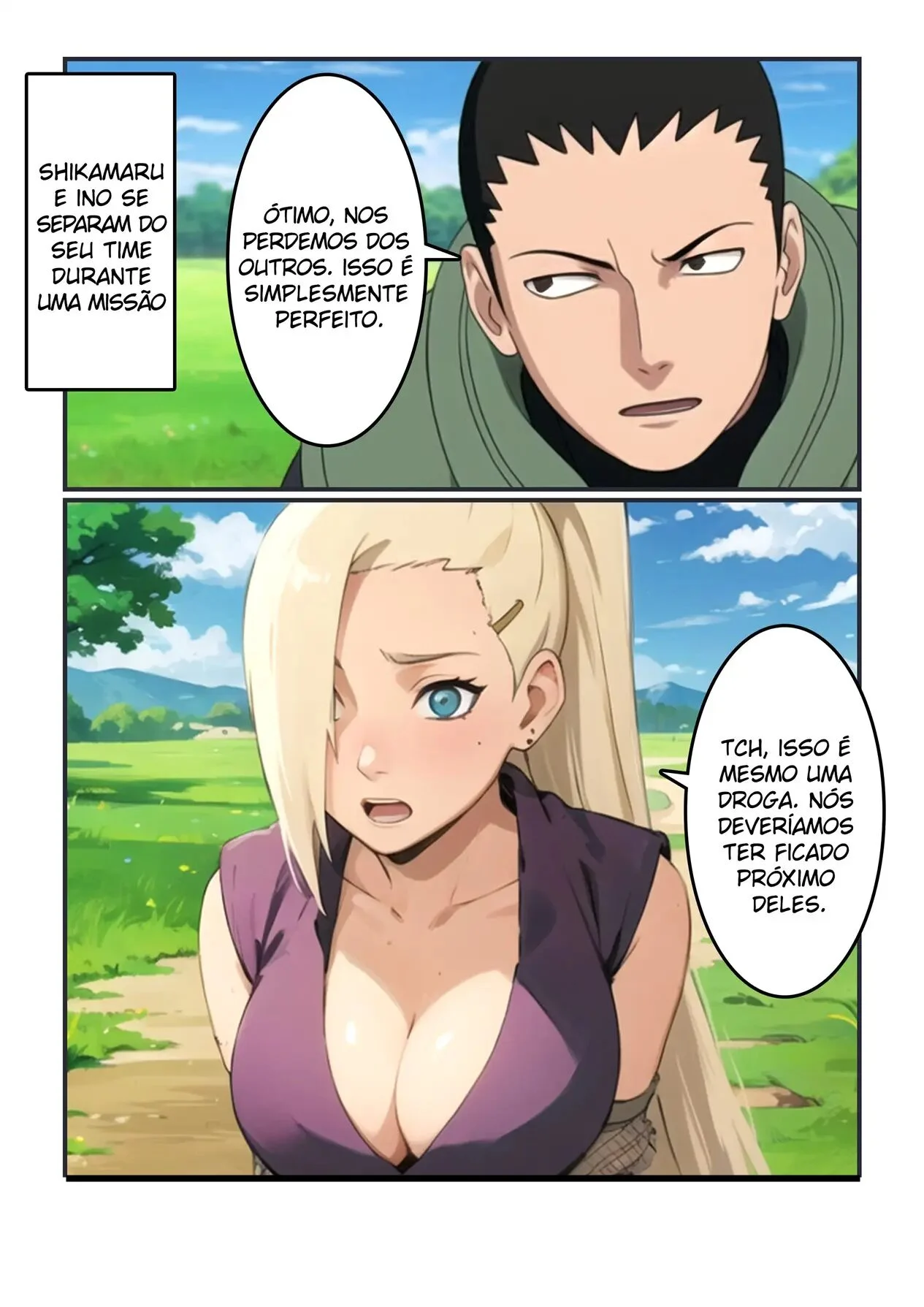 Shikamaru Atormentando Ino com Sexo Explícito em HQ Adulta de Naruto Shikamaru Atormentando Ino com Sexo Explícito em HQ Adulta de Naruto