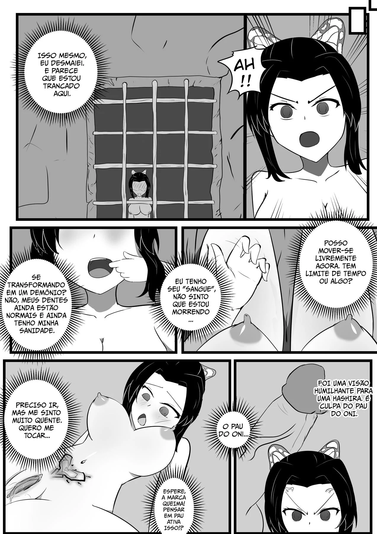 Fodendo a Demônia Safada - Hentai Explícito em HQ