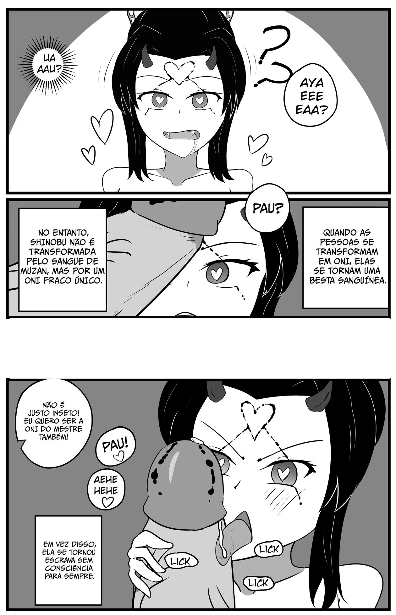 Fodendo a Demônia Safada - Hentai Explícito em HQ