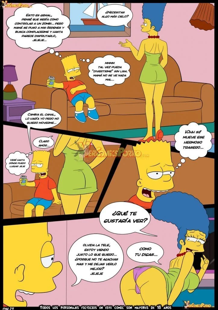 Simpsons e Futurama: Quadrinhos Eróticos Explícitos com Foco em Relações Carnais