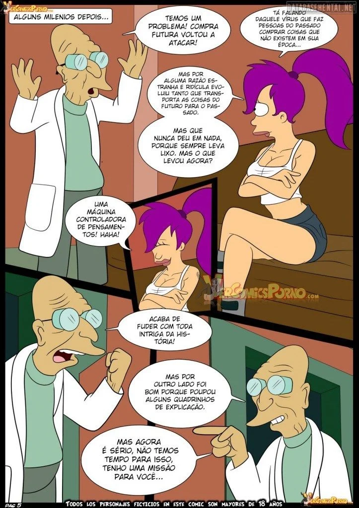 Simpsons e Futurama: Quadrinhos Eróticos Explícitos com Foco em Relações Carnais Simpsons e Futurama: Quadrinhos Eróticos Explícitos com Foco em Relações Carnais