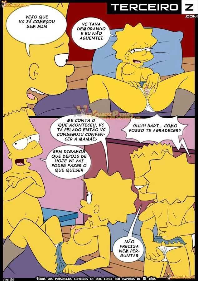 Família Simpson Suruba: Tesão Explícito em Quadrinhos Proibidos Família Simpson Suruba: Tesão Explícito em Quadrinhos Proibidos