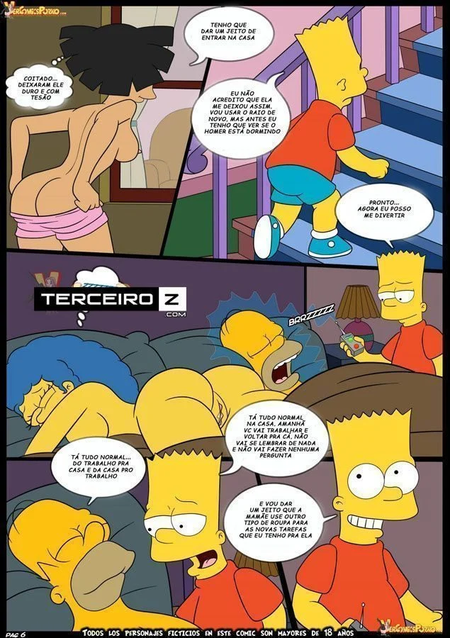 Família Simpson Suruba: Tesão Explícito em Quadrinhos Proibidos Família Simpson Suruba: Tesão Explícito em Quadrinhos Proibidos